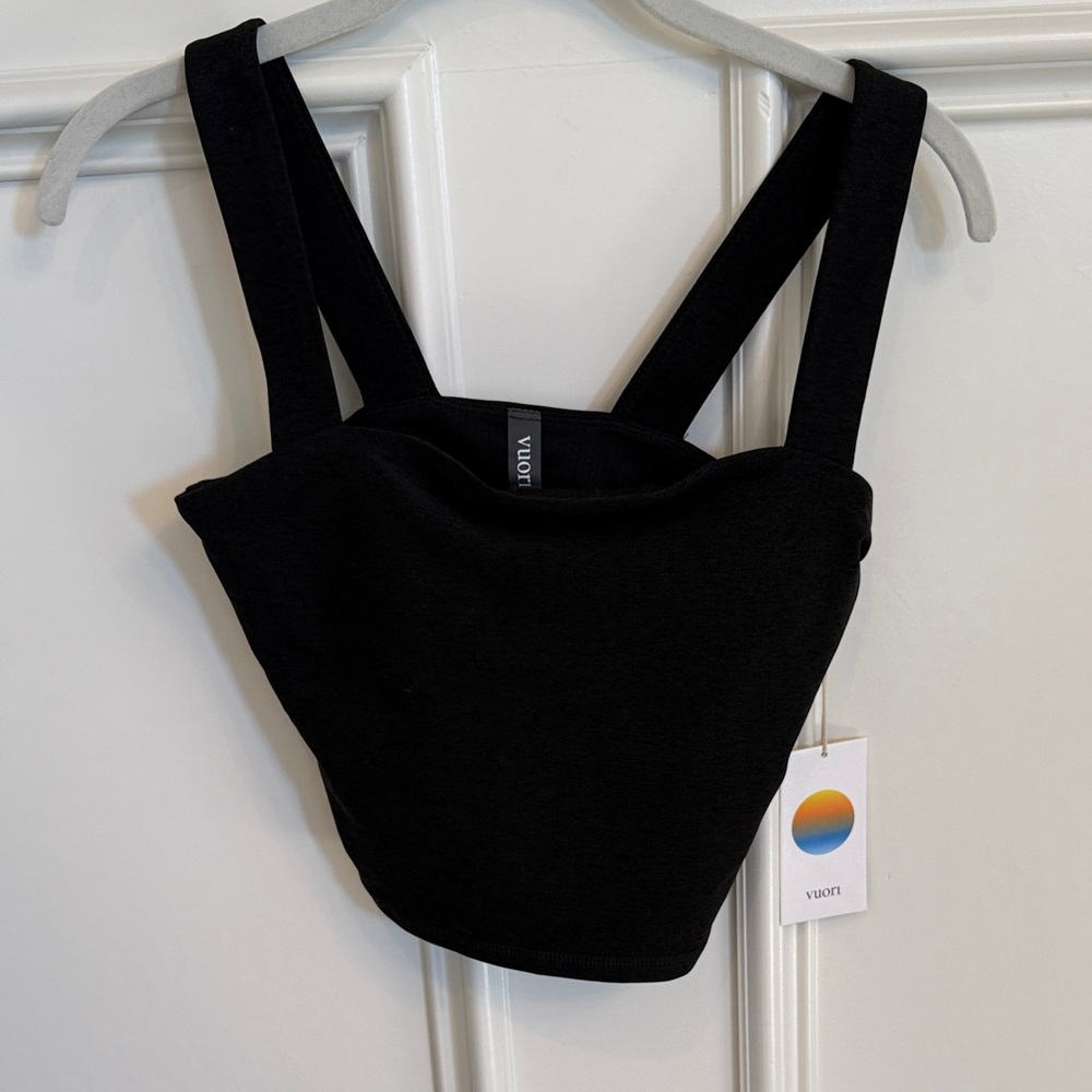Vuori Black Heather Sleeveless Top